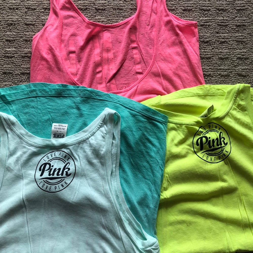 Bundle of PINK by Victoria’s Secret tank tops - Picture 5 of 7